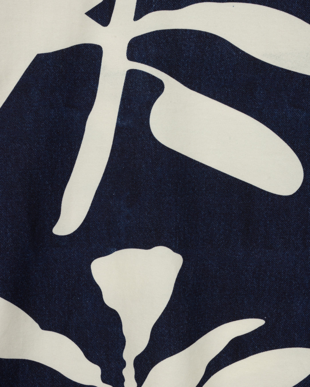 Navy/White printed tshirt W-26447