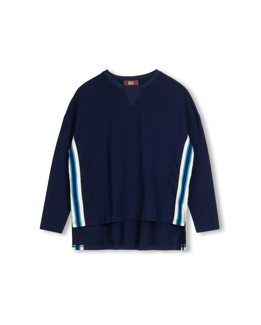 Shift Navy V Stripe Tee Set W-26729