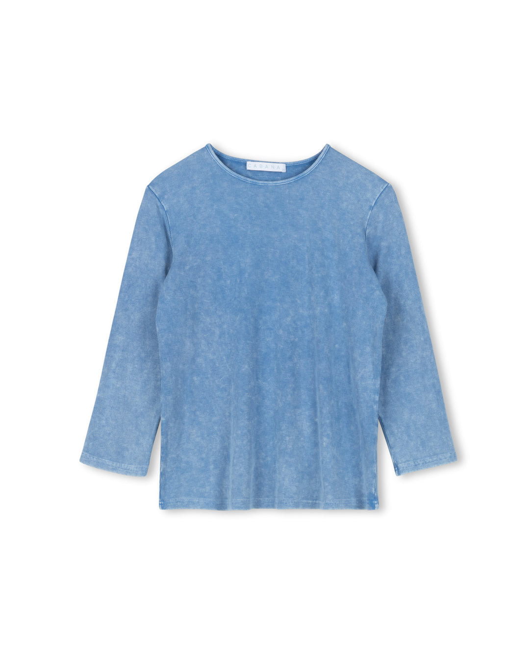 Story Light Blue Mineral Wash Tee W-26742