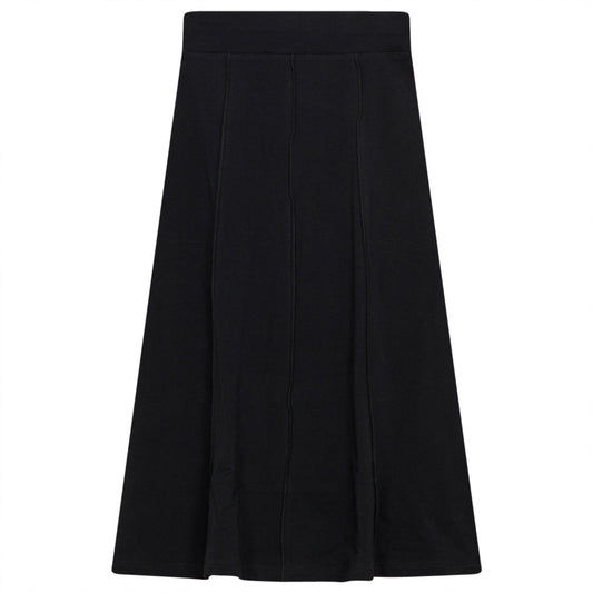 FYI Black Long Panel Skirt WB3CPT4970S