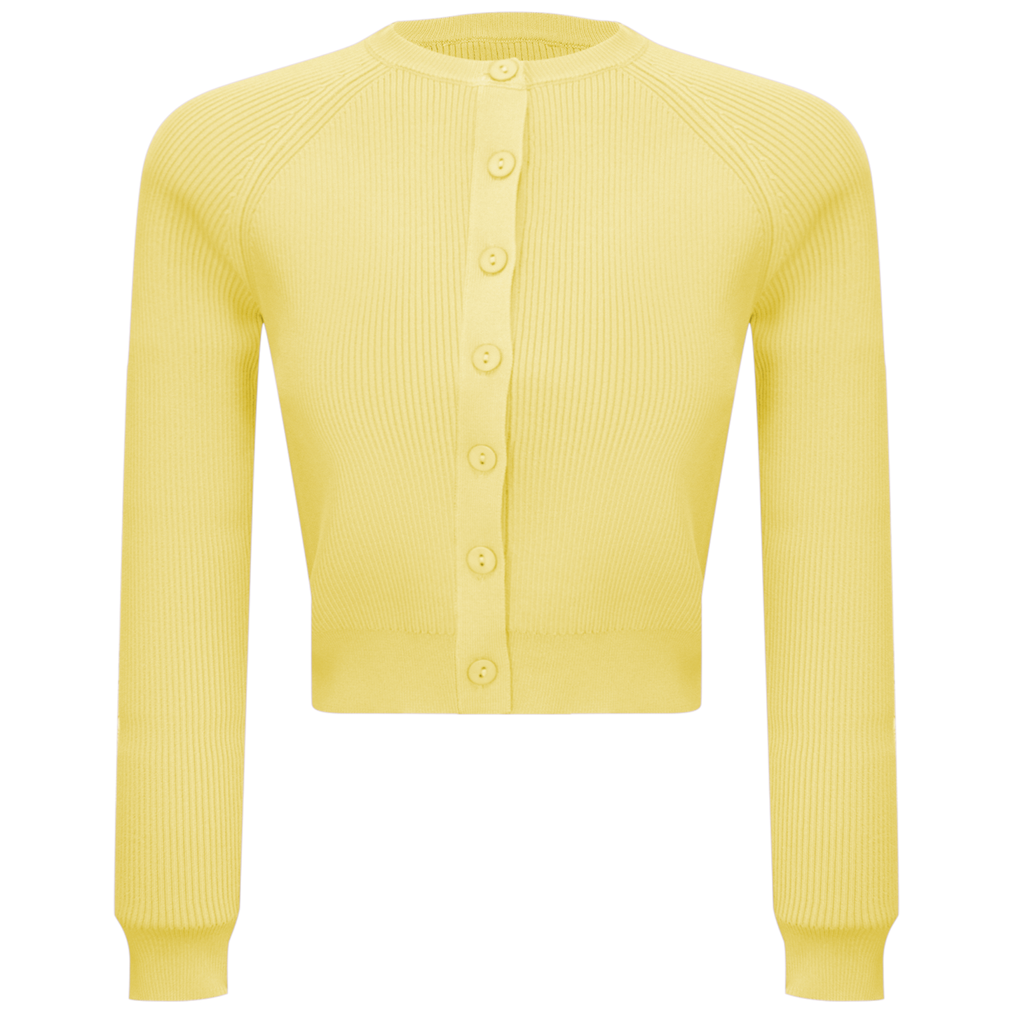 Coco de la mour Lime light ribbed Cardigan WB4CM1056TE2