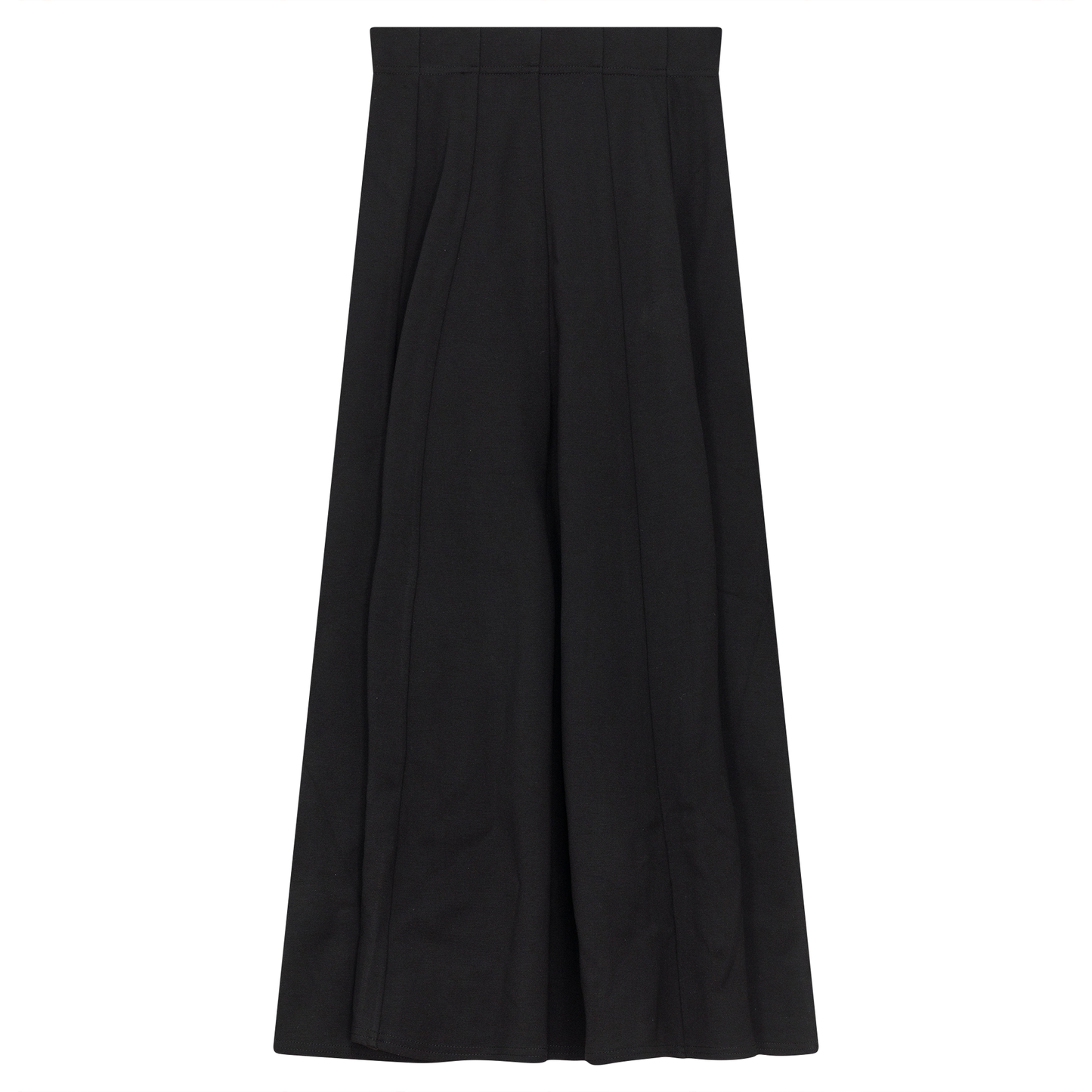 Midi Black Ponte Panel Midi Skirt WB4CM1087SM