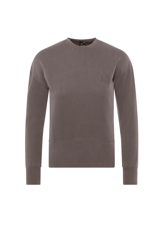 Spades mocha Ribbed Sweat Top WB5CM1794T