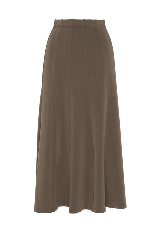 Spades mocha Ribbed Midi Sweat Skirt WB5CM1795SM