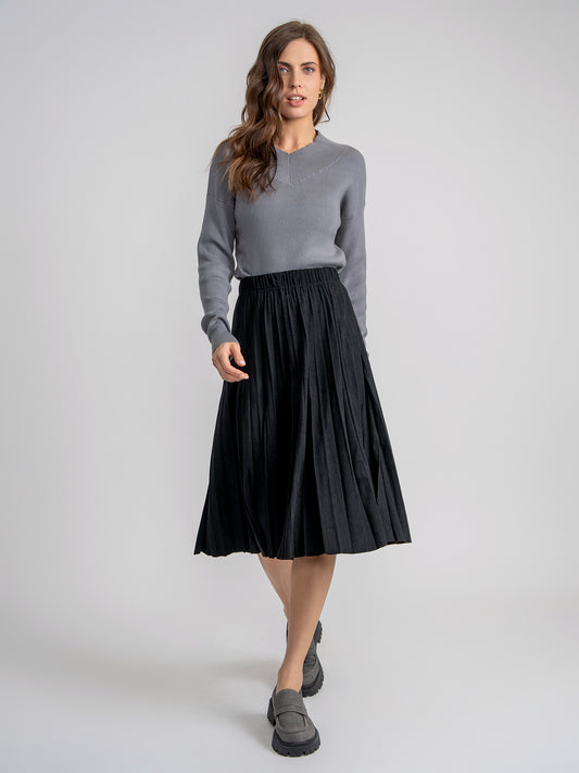 Aspect Grey V Neck Sweater WB5CPT7204