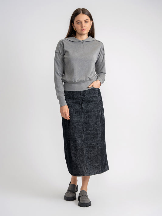 Aspect Black Corduroy Skirt WB5CPT7272