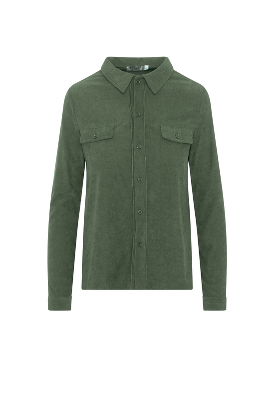 Unclear Olive Corduroy Shirt WB5CYT2838