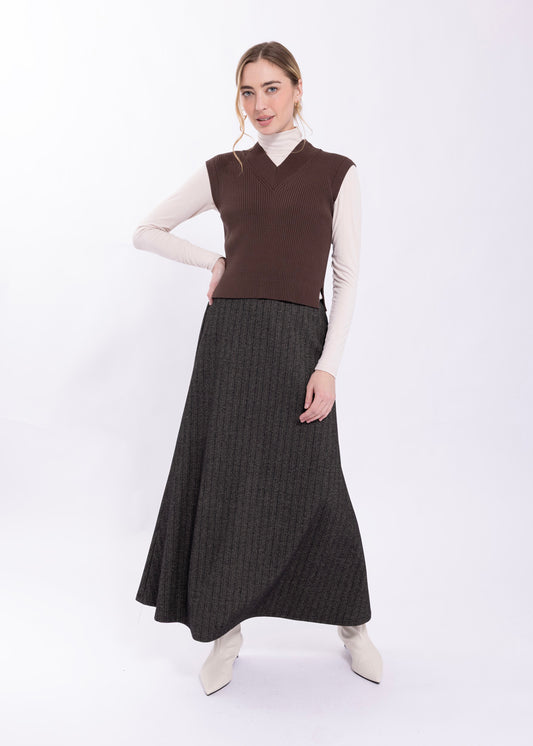 Concept Cocoa V Neck Knit Vest CO883C