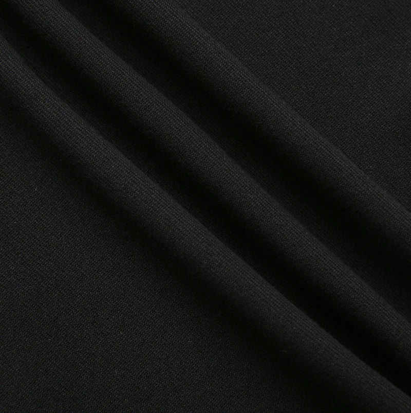 Georgette Black Pac Maxi Skirt W-30034