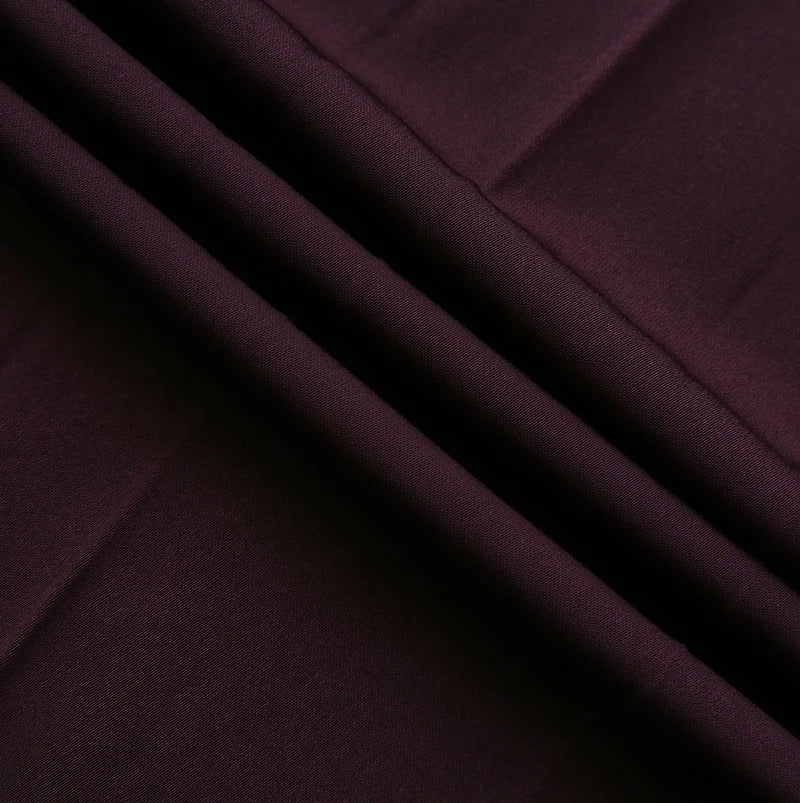 Portrait Purple Double Pleated Band Skirt W-28606