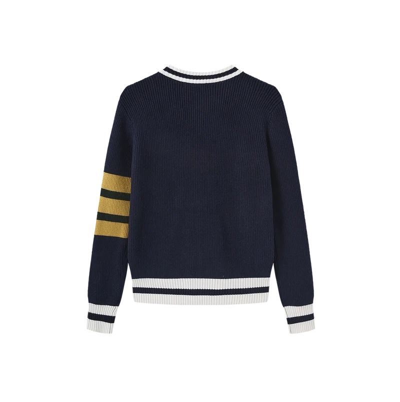 Story Navy Varsity Cardigan W-2885
