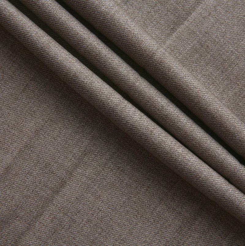 The London Loom Taupe Pleated Waist Detailed Maxi Skirt C-29267