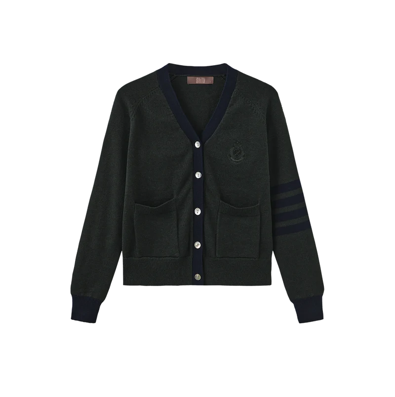 Shift Hunter Crest Stripe Cardigan W-27818
