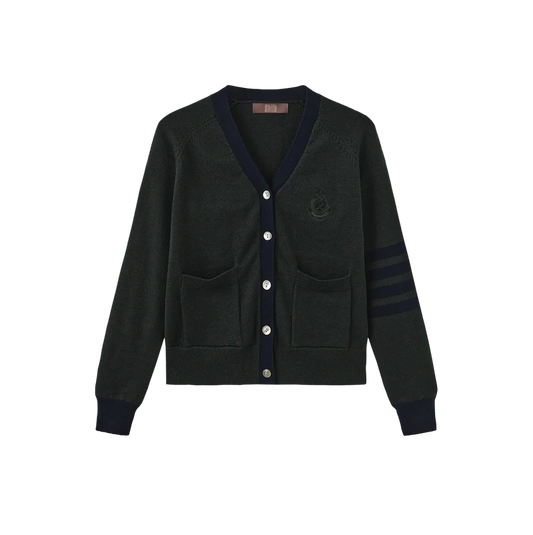 Shift Hunter Crest Stripe Cardigan W-27818