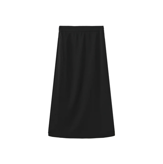 Georgette Black Pac Maxi Skirt W-30034