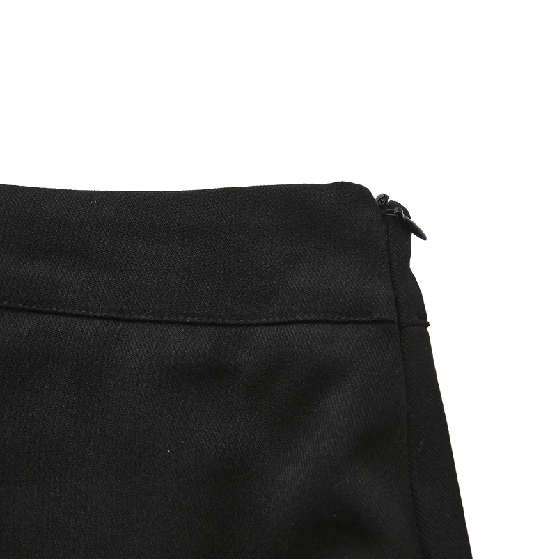 Georgette Black Pac Maxi Skirt W-30034