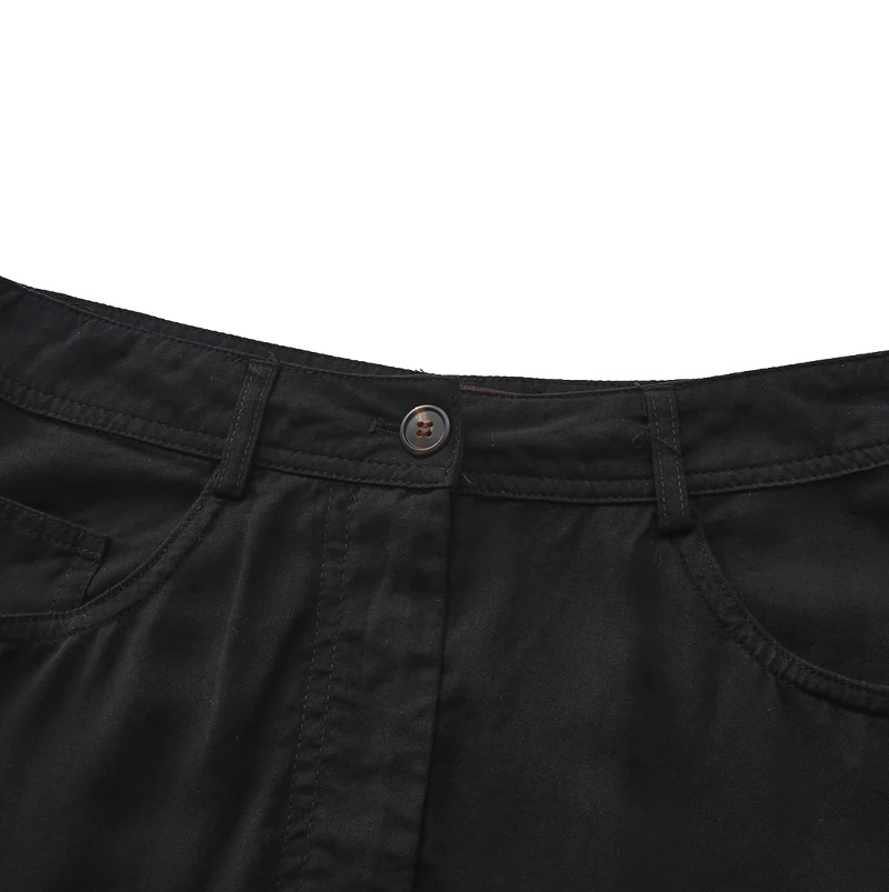 Shift Black Straight Skirt W-29142