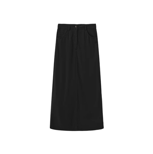 Shift Black Straight Skirt W-29142
