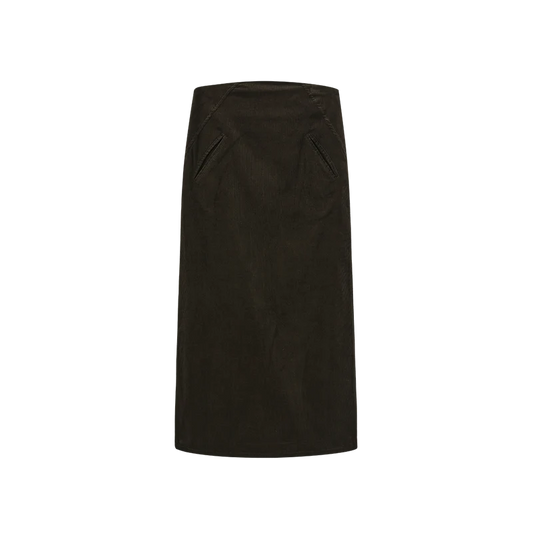 Story Hunter Green Slit Pocket Skirt W-29214
