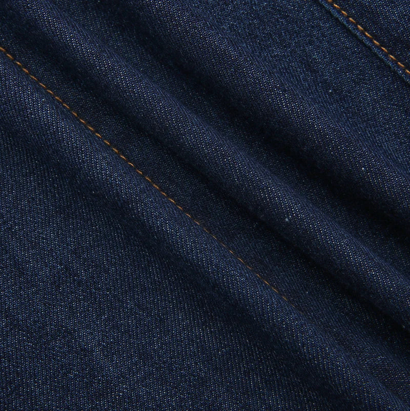 Slate Denim Belted Skirt W-29356