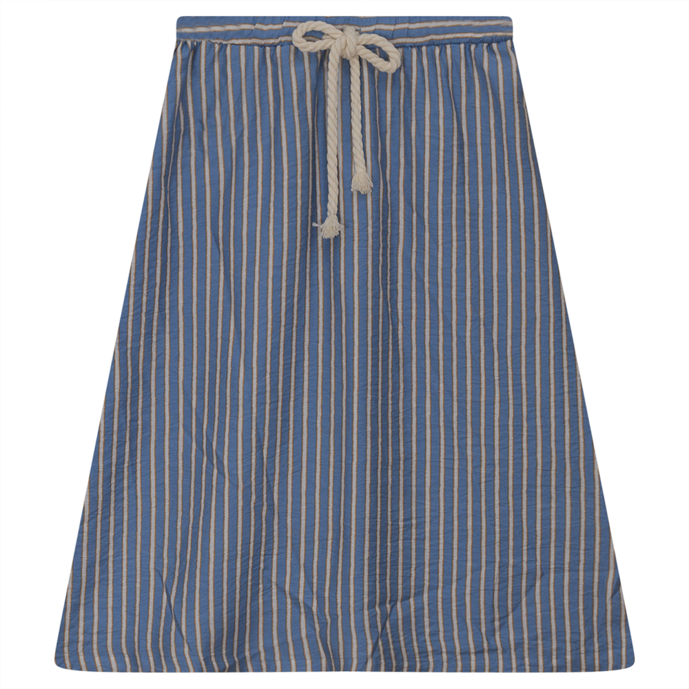 Ginger Light Blue Striped Skirt DS3PT6102