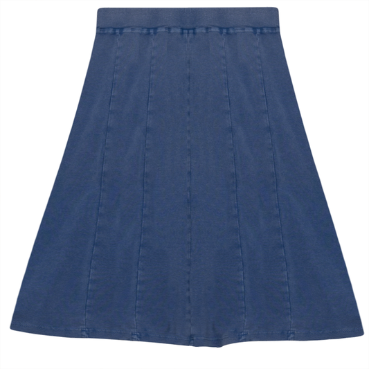 5 Stars Medium Denim Wash Short Skirt SB3CPT4801S