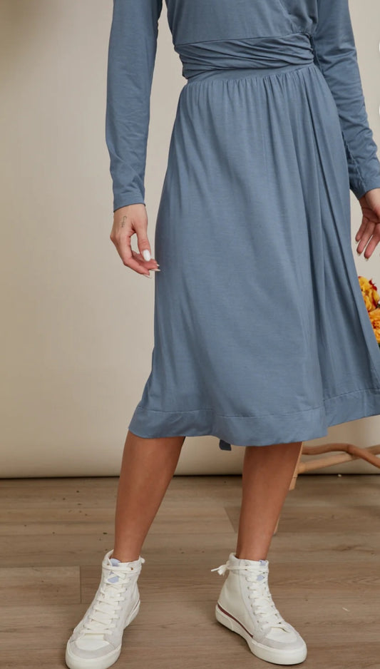 Since 2005 Kirby Skirt Dusty Blue Short